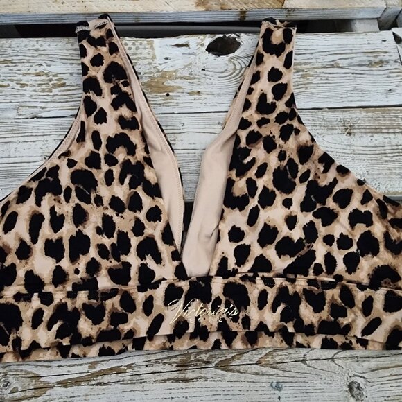 Victoria Secret Leopard Print Bralette/Bra size L NWT!!! - Picture 2 of 3